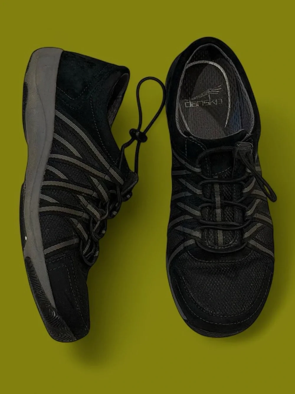 Dansko Black Casual Slip-On Sneakers